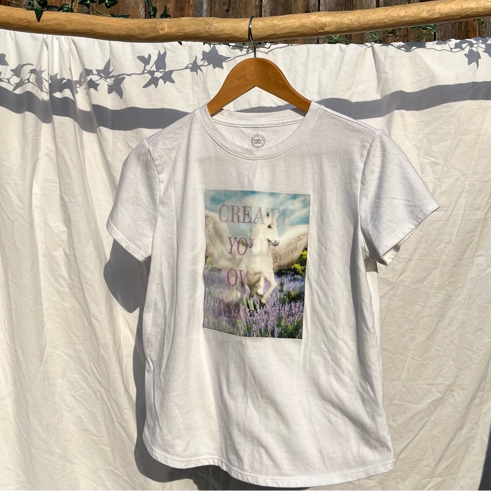 Holographic unicorn shirt